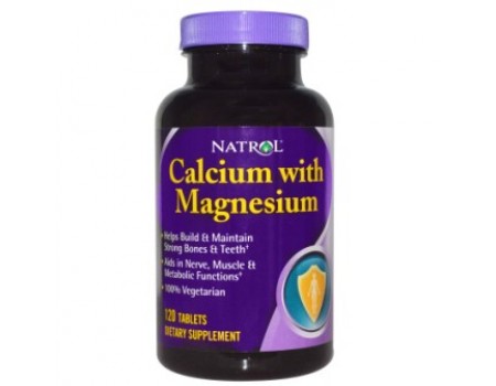 Calcium with Magnesium 120 tablets